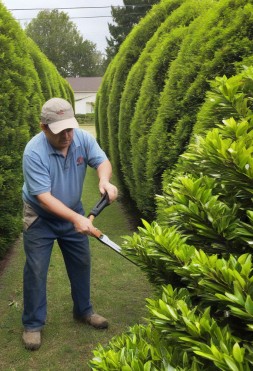 Kirschlorbeer Hecke